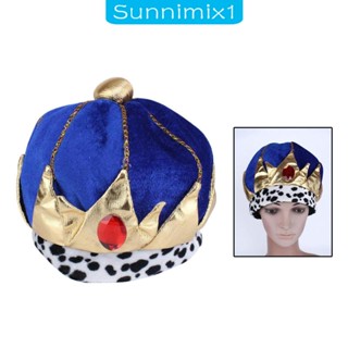 [Sunnimix1] หมวกมงกุฎราชา มงกุฎวันเกิด น่ารัก มงกุฎราชา มงกุฎรัดเกล้า เด็ก พรอม แต่งตัว สําหรับเทศกาลฮาโลวีน เด็ก วัยรุ่น