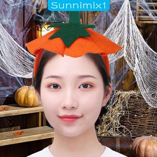 [Sunnimix1] ที่คาดศีรษะ รูปฟักทองฮาโลวีน สําหรับสวมบทบาทรื่นเริง