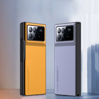 เคสแข็ง หนัง PU พรีเมี่ยม กันกระแทก กันตก กันเลนส์ สําหรับ Xiaomi Mix Fold3 Fold 3