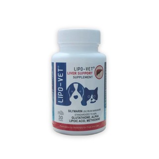 Lipo-vet วิตามินบำรุงตับ สุนัข แมว ชนิดเม็ด ( 30 เม็ด)