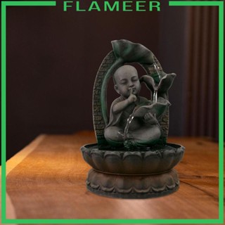 [Flameer] ฟิกเกอร์เรซิ่น รูปปั้นพระพุทธรูป ขนาดเล็ก สําหรับตกแต่งบ้าน ห้องนั่งเล่น ฟาร์มเฮาส์