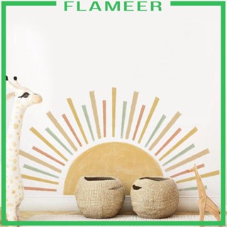 [Flameer] สติกเกอร์วอลเปเปอร์ ลายดวงอาทิตย์ ขนาดใหญ่ สําหรับติดตกแต่งผนังบ้าน