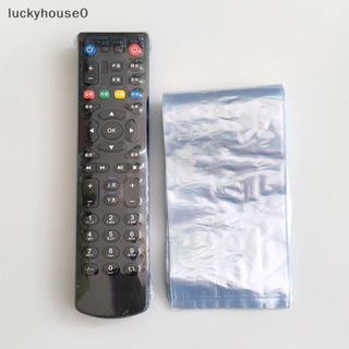 Luckyhouse0^^ กระเป๋าฟิล์มใส กันฝุ่น กันน้ํา สําหรับกล่องทีวี รีโมตคอนโทรล วิดีโอ