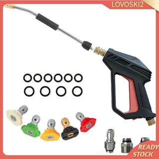 [Lovoski2] เครื่องฉีดน้ําแรงดันสูง 4000PSI 3/8 เชื่อมต่อเร็ว สําหรับลานบ้าน สนามหญ้า