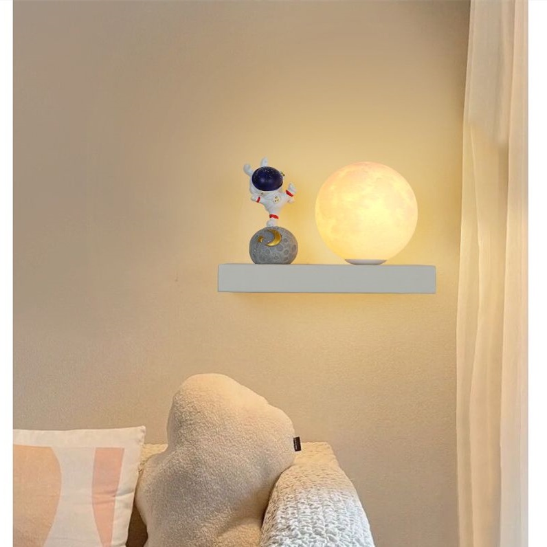 โคมไฟติดผนังนอร์ดิก มินิมอล โคมไฟผนัง LED โมเดิร์น สําหรับของตกแต่งบ้าน/ห้องนอน/ห้องเด็ก