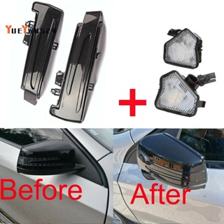 『yueywh524』ไฟเลี้ยวไดนามิก Led ติดกระจกมองหลังรถยนต์ สําหรับ Mercedes Benz W204 CLA a B C E S Class W176 W212