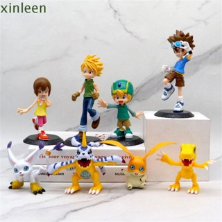 Xinleen ฟิกเกอร์ PVC รูป Agumon Ishida Yamato Gabumon Digimon ของเล่นสําหรับเด็ก