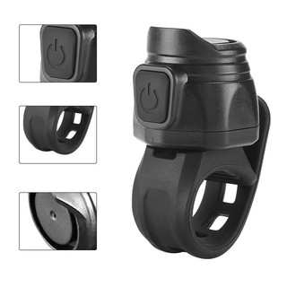 WEST BIKING Electric Bike Bell USB Rechargeable 80DB Safety Warning Horn MTB Road Handlebar Bicycle Ring Cycling Accessories