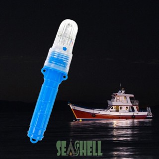 [Seashell02.th] ไฟนําทาง LED พลาสติก น้ําหนักเบา ใช้แบตเตอรี่ กันน้ํา ติดตั้งง่าย อุปกรณ์เสริม สําหรับตกปลา ตั้งแคมป์ กลางแจ้ง