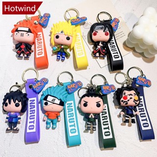 Hotwind พวงกุญแจ จี้ฟิกเกอร์การ์ตูนอนิเมะนินจาน่ารัก เหมาะกับของขวัญวันเกิด สําหรับห้อยกระเป๋าเป้สะพายหลัง รถยนต์ ผู้หญิง และผู้ชาย K2T9