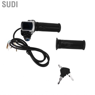 Sudi Electric Throttle Grip Handlebar Easy Installation  Power Indicator for Bicycles Scooters