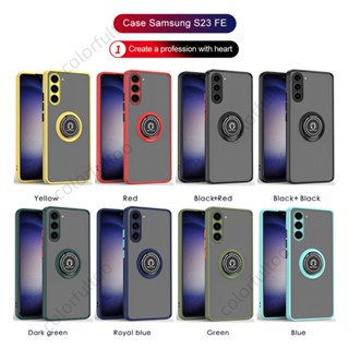 Shockproof Silicone Case For Samsung Galaxy S23 S21 S20 FE S20FE S21FE S23FE 4G 5G Casing Transparent Matte TPU Bumper Hard Phone Cases Camera Protect Hard Back Cover