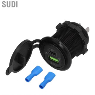 Sudi Modified Car  Smart  TPYE C Auto USB Power Socket PD+QC3.0 Fast Charge for 12-24V Input