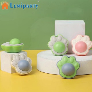 Lumiparty ลูกบอลมิ้นท์ รูปกรงเล็บน่ารัก หมุนได้ พร้อมฝาปิด ของเล่นสําหรับแมว