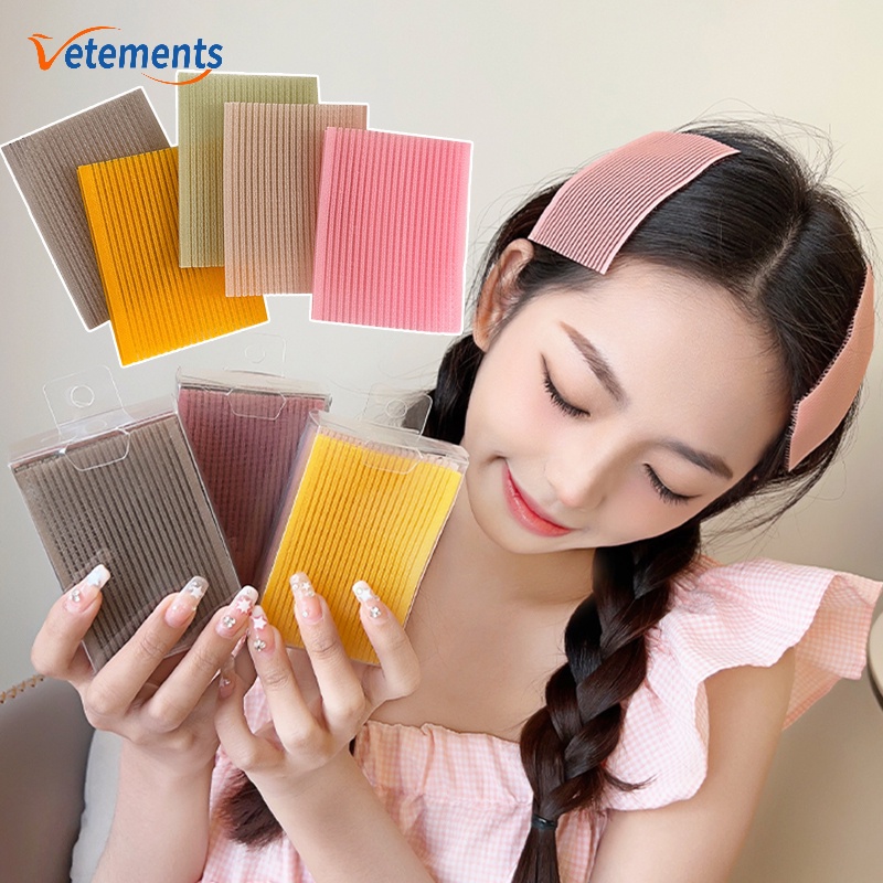 10 ชิ้น ที่มีสีสัน เมจิก แปะ สติกเกอร์ผม / สาวหวาน ไร้รอยต่อ คงที่ แผ่นแปะหน้าม้า / กิ๊บติดผม พอง เกาหลี