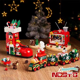 โมเดลของเล่น รูปซานตาคลอส คริสต์มาส กวางเรนเดียร์ DIY