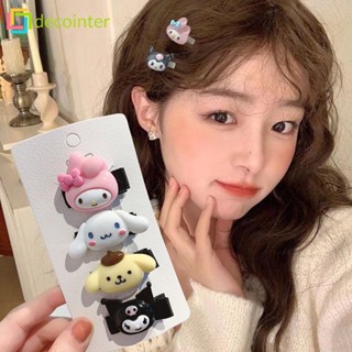 SANRIO กิ๊บติดผม โลหะผสม ลายการ์ตูนสัตว์น่ารัก สีแคนดี้ แฟชั่นสําหรับผู้หญิง