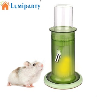 Lumiparty ขวดน้ําดื่ม พร้อมขาตั้งไฟ ถอดออกได้ กันรั่ว สําหรับหนูแฮมสเตอร์ หนูตะเภา