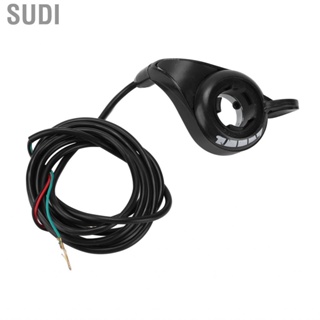 Sudi Thumb Throttle 24V 36V 48V 60V 72V 5.2ft Cable Speed Controller for Electric Bikes 7/8in Handlebar