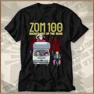 เสื้อยืดแขนสั้น คอสเพลย์ พิมพ์ลายอนิเมะ Mg Zom 100: Bucket List of the Dead Akira Shizuka แฟชั่นสําหรับผู้ชาย และผู้หญิง