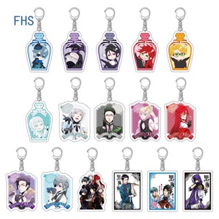 Fhs พวงกุญแจ จี้ฟิกเกอร์ อะคริลิค อนิเมะ Black Butler น่ารัก สําหรับผู้หญิง