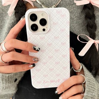 เคสป้องกันโทรศัพท์มือถือ ลายโบว์ฝรั่งเศส เรียบง่าย สําหรับ iPhone 14promax 13 12 11 8plus xr