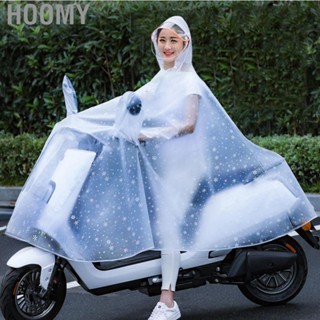 Hoomy Motorcycle Raincoat Cycling Rain Poncho  Scooter Capes for Men Women