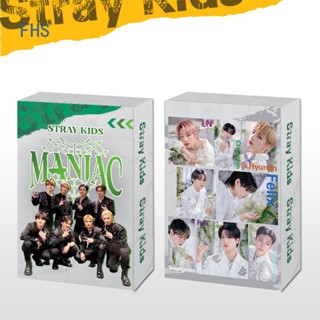 Fhs โปสการ์ดอัลบั้ม LOMO Stray Kids MANIAC สําหรับเก็บสะสม 55 ชิ้น ต่อกล่อง