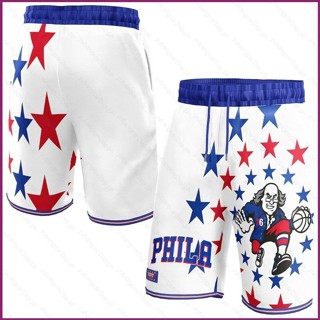 Yp2 2023-2024 NBA Philadelphia 76ers กางเกงขาสั้น พลัสไซซ์ สําหรับทุกเพศ PY2