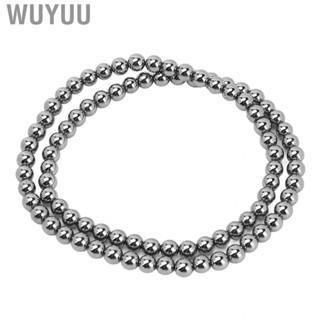 Wuyuu Bracelet Round Bead Terahertz Stretch Comfortable Wear Lightweight Elastic Rope Soreness Relieving for Women