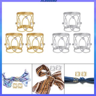 [Flameer2] แหวนรัดผ้าเช็ดปาก ทนทาน สําหรับวันครบรอบ 3 ชิ้น