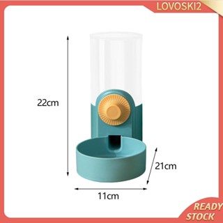 [Lovoski2] เครื่องจ่ายน้ําดื่มอัตโนมัติ แบบแขวน ถอดออกได้ 1 ลิตร สําหรับสัตว์เลี้ยง สุนัข แมว กระต่าย