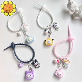 Yescont พวงกุญแจ จี้การ์ตูน Kuromi Cinnamoroll น่ารัก สําหรับห้อยกระเป๋าเป้สะพายหลัง กระเป๋านักเรียน