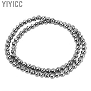 Yiyicc Bracelet Round Bead Terahertz Stretch Comfortable Wear Lightweight Elastic Rope Soreness Relieving for Women