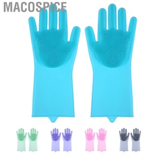 Macospice Silicone  with bristles  Splashproof Oil Proof Soft Elastic Kitchen  Cleaning