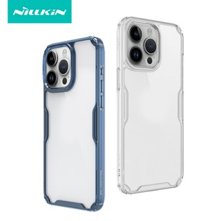 สําหรับ iPhone 15 Pro Max / 15 Pro / 15 เคส NILLKIN Nature TPU Pro เคสใส ขอบซิลิโคนนิ่ม