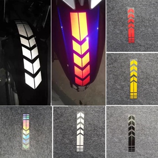 [SIP-ISHOWMAL-TH]Car/Motorcycle Reflective Arrow Decals/Rim Stripe Wheel On Fender Tape Stickers-New In 9-