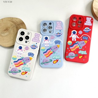 VIVO Y20 Y20i Y20S G Y12S Y12A Y17 Y15 Y12 Y16 Y19 Y91 Y95 Y91C Y1S 2021 เคสวีโว่ สำหรับ Space Travel เคส เคสโทรศัพท์