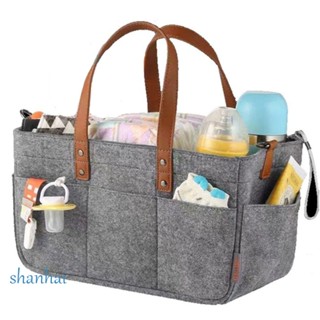 Shanhai กระเป๋าใส่ผ้าอ้อมเด็ก ขนาดใหญ่