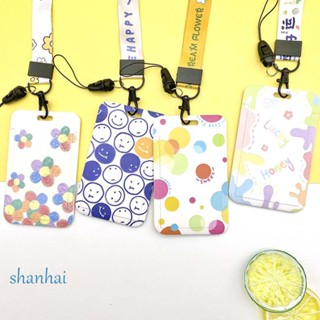 Shanhai เคสพลาสติก พร้อมพวงกุญแจ สําหรับใส่นามบัตร