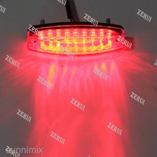 Zr ไฟท้าย ไฟเบรก LED สีแดง สําหรับรถมอเตอร์ไซด์ คาเฟ่