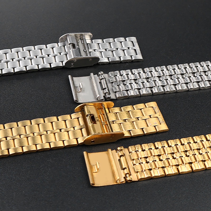 สายนาฬิกาข้อมือสเตนเลส 18 มม. สําหรับ Casio A158W AQ230 AE1000 F91W