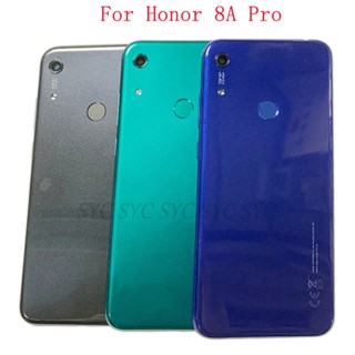 ฝาครอบแบตเตอรี่ด้านหลัง พร้อมเลนส์กล้อง ลายโลโก้ สําหรับ Huawei Y6S 2019 Honor 8A Pro