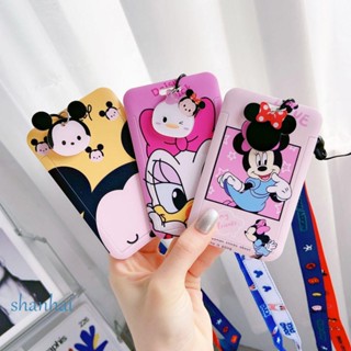 Shanhai กระเป๋าใส่บัตร ลายการ์ตูนซูเปอร์แมน ฮีโร่ มินนี่ การ์ดอาหาร สายคล้องคอ