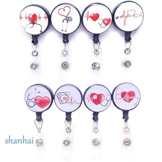 Shanhai สายคล้องป้ายแทททูสโคป แบบดึงเก็บง่าย สําหรับพยาบาล