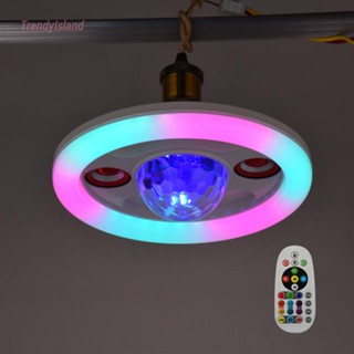 หลอดไฟติดเพดาน 36W E27 RGB บลูทูธ 6500K สําหรับบ้าน ห้องนอน ปาร์ตี้ [TrendyIsland.th]