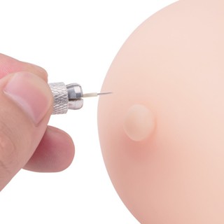 1/2 ชิ้น หน้าอกปลอม 3D ซิลิโคน หน้าอก รอยสัก Areola ฝึก ผิวหนัง