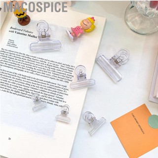 Macospice Plastic Bulldog Clips Small Cute Sturdy Durable Portable Light Weight Wide Application for Note Photo Book