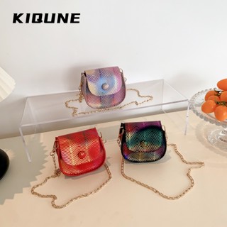 KIQUNE  กระเป๋าผู้หญิงสะพายข้าง กระเป๋าสะพาย ข้าง 2023 NEW   ins สวย Unique Chic L91TYLA 37Z230910