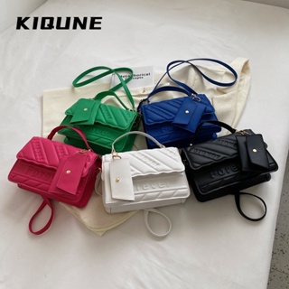 KIQUNE  กระเป๋าผู้หญิงสะพายข้าง กระเป๋าสะพาย ข้าง 2023 NEW   Unique Chic Comfortable fashion L91TYH9 37Z230910